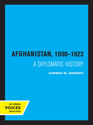 cover image of Afghanistan 1900--1923